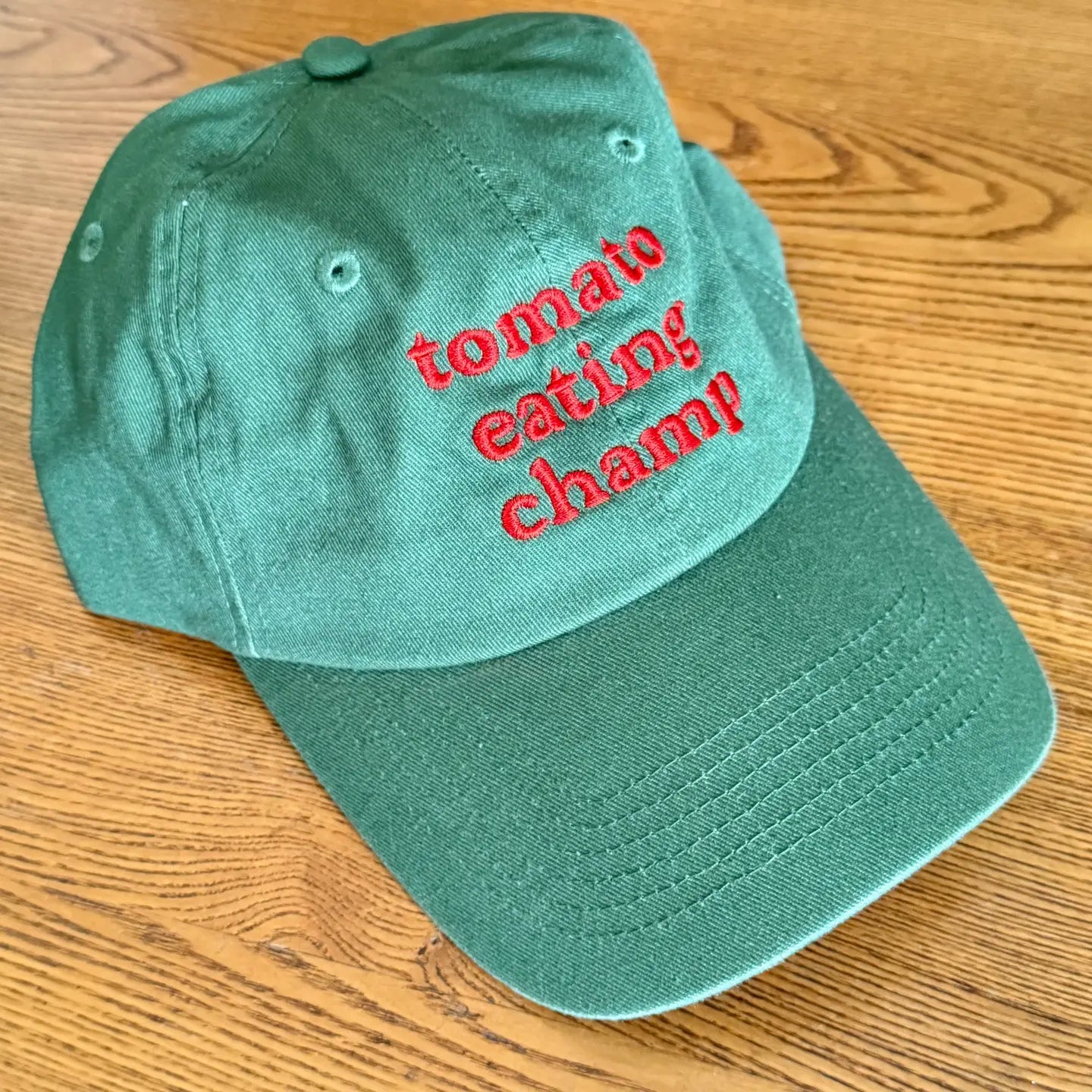Tomato Eating Champ Baseball Cap