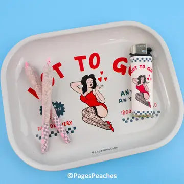 Hot To Go Rolling Tray