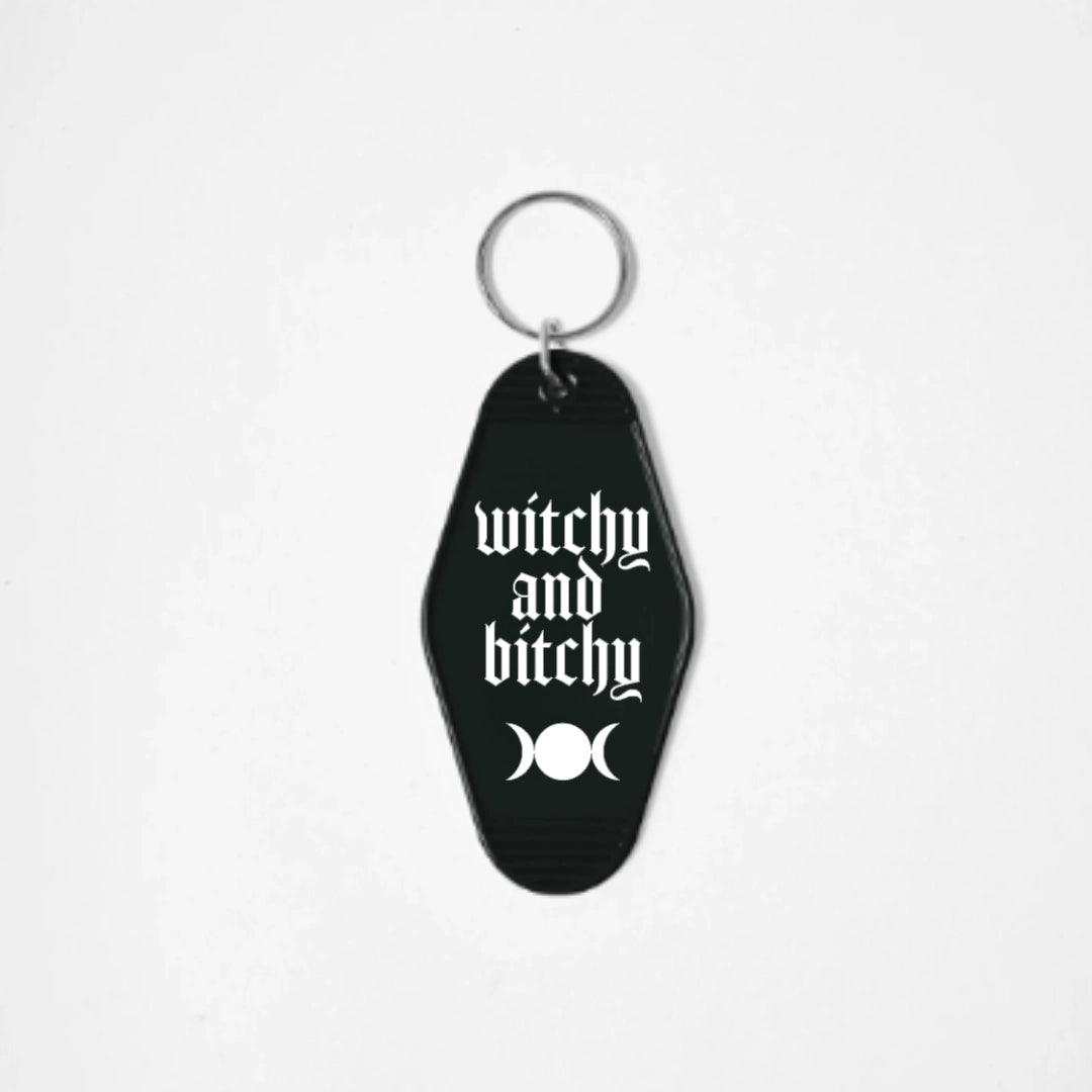 Goth Style, Witchy Style, Motel Keychains, Witchy Bitchy