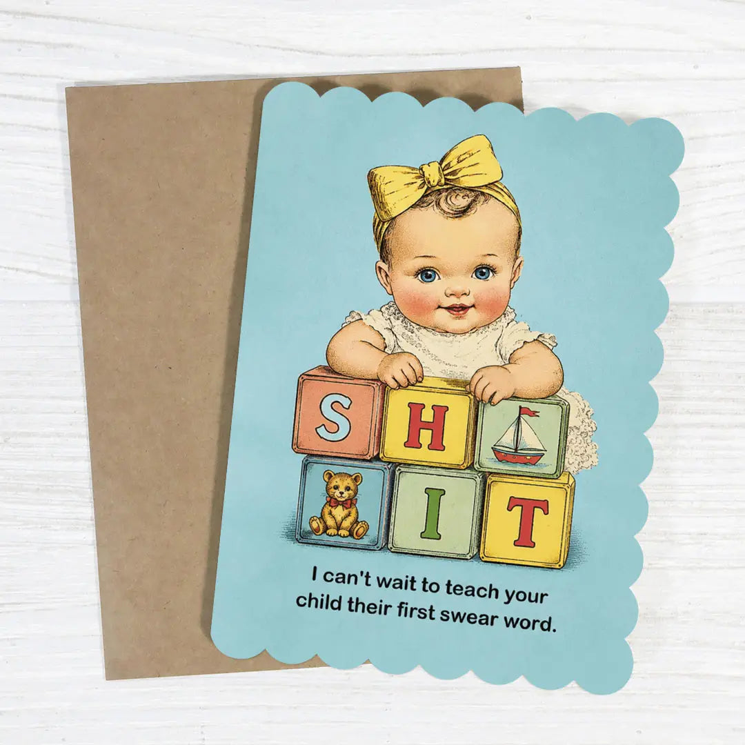 First Swear Word Card