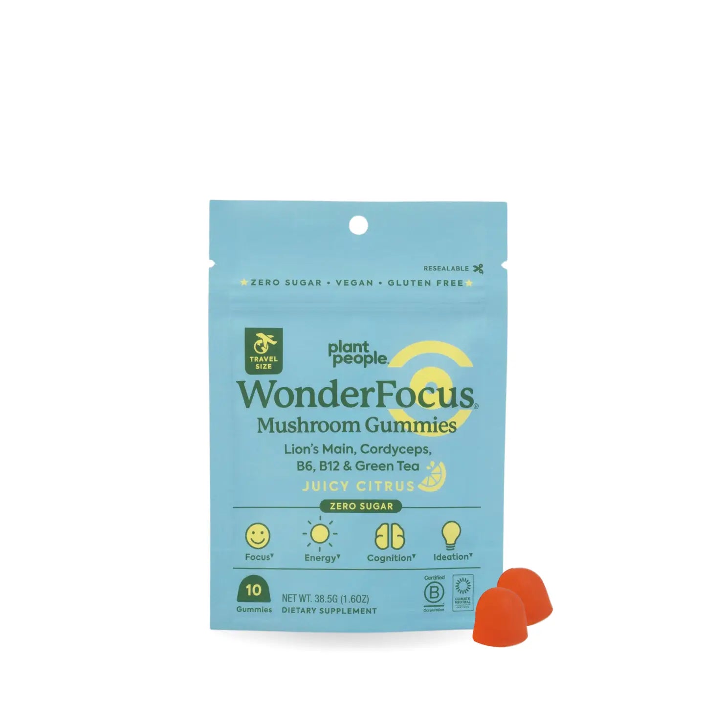 Grab-N-Go Size: Wonderfocus Mushroom Gummies