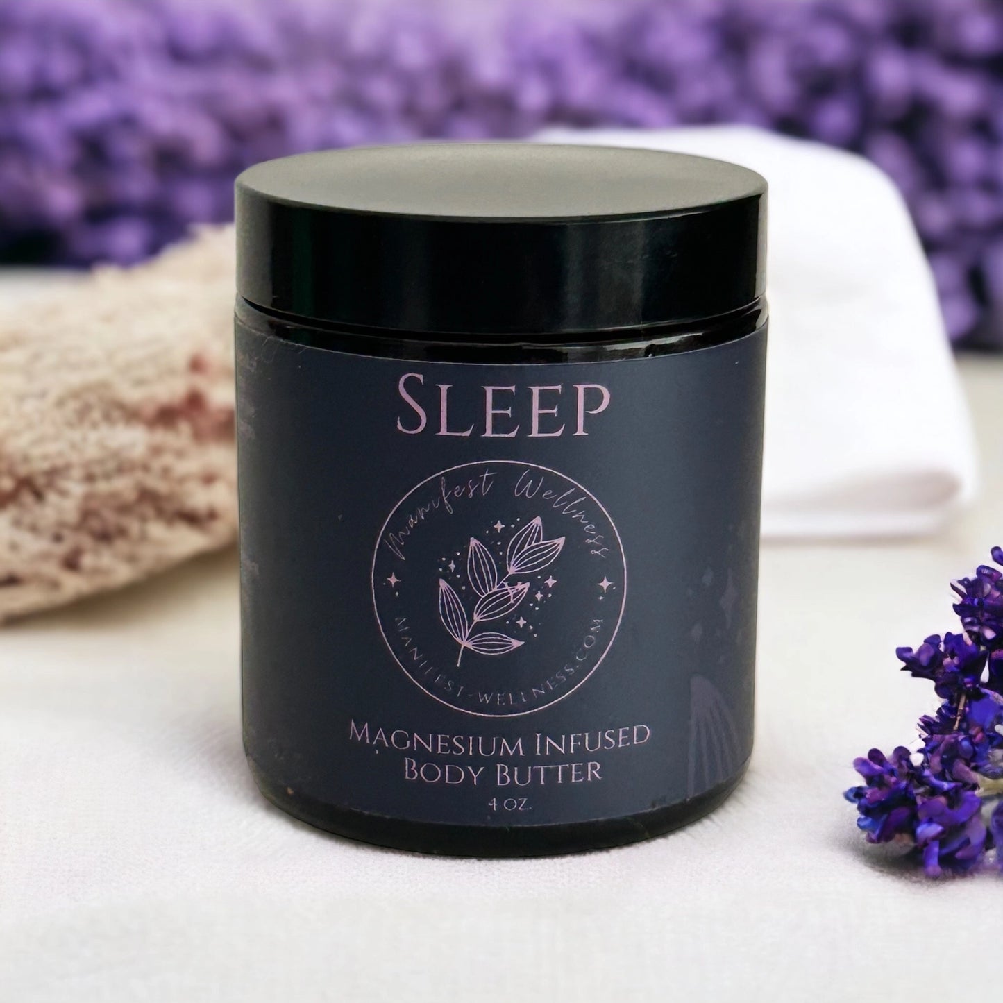 Magnesium Sleep Butter, Made with Organic Ingredients