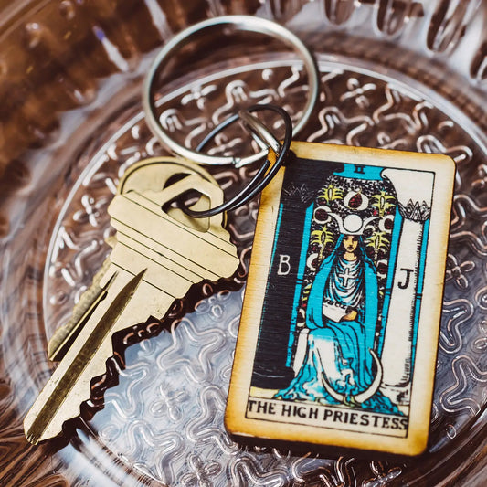 The High Priestess Tarot Keychain