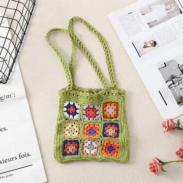 Granny Square Crochet Bag