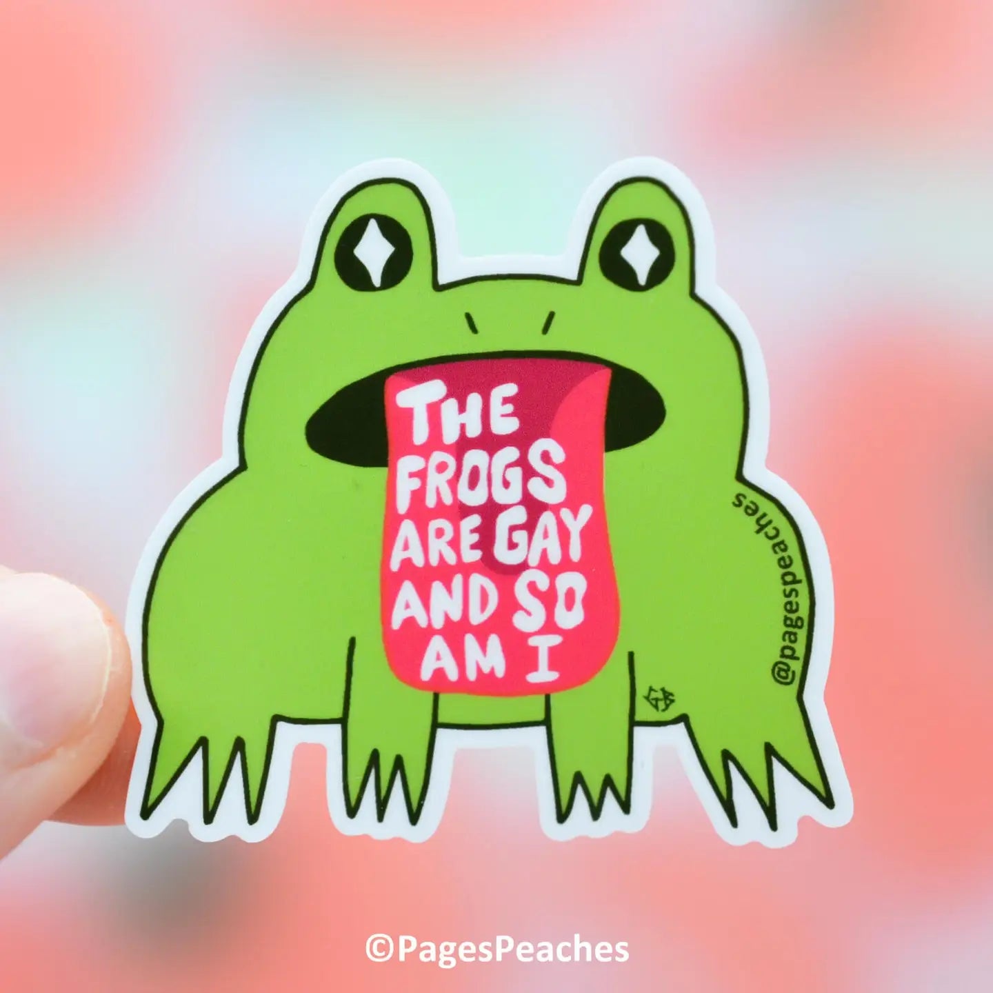 Gay Frog Sticker