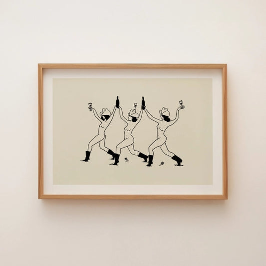 Western Wine Print