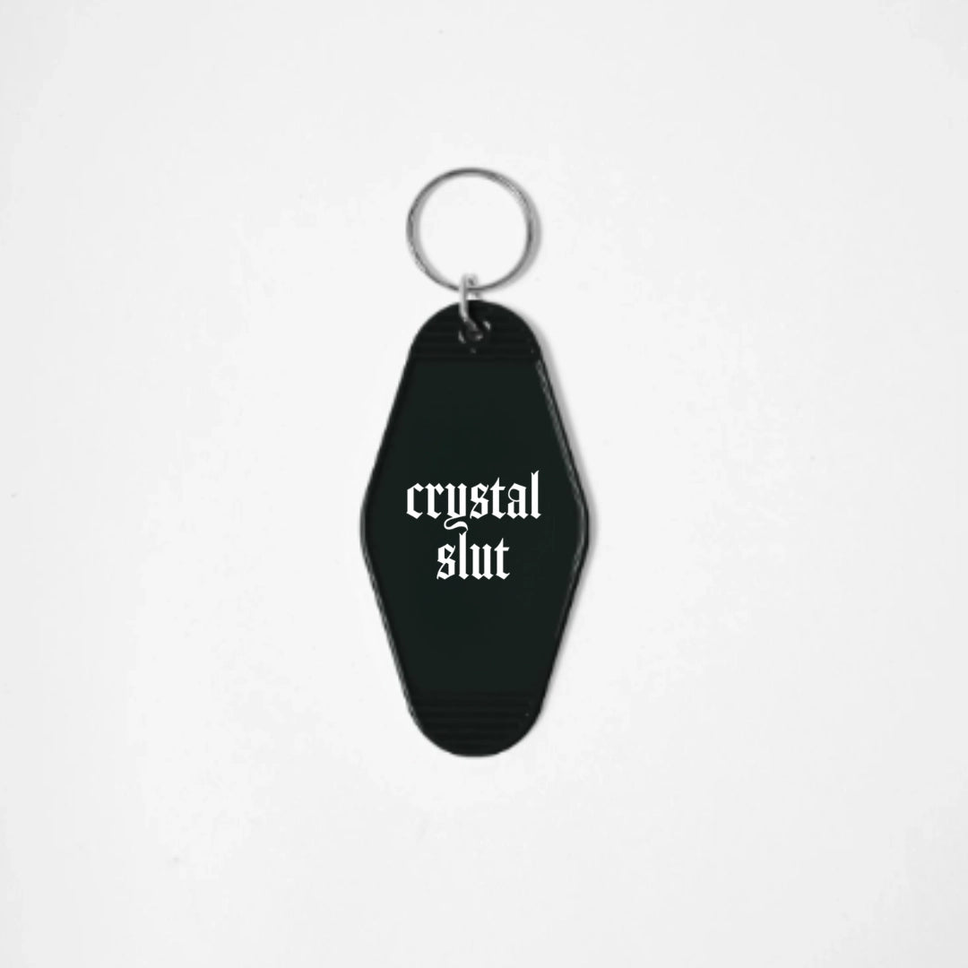 Crystal Slut, Witchy Metaphysical Motel Keychain Accessory