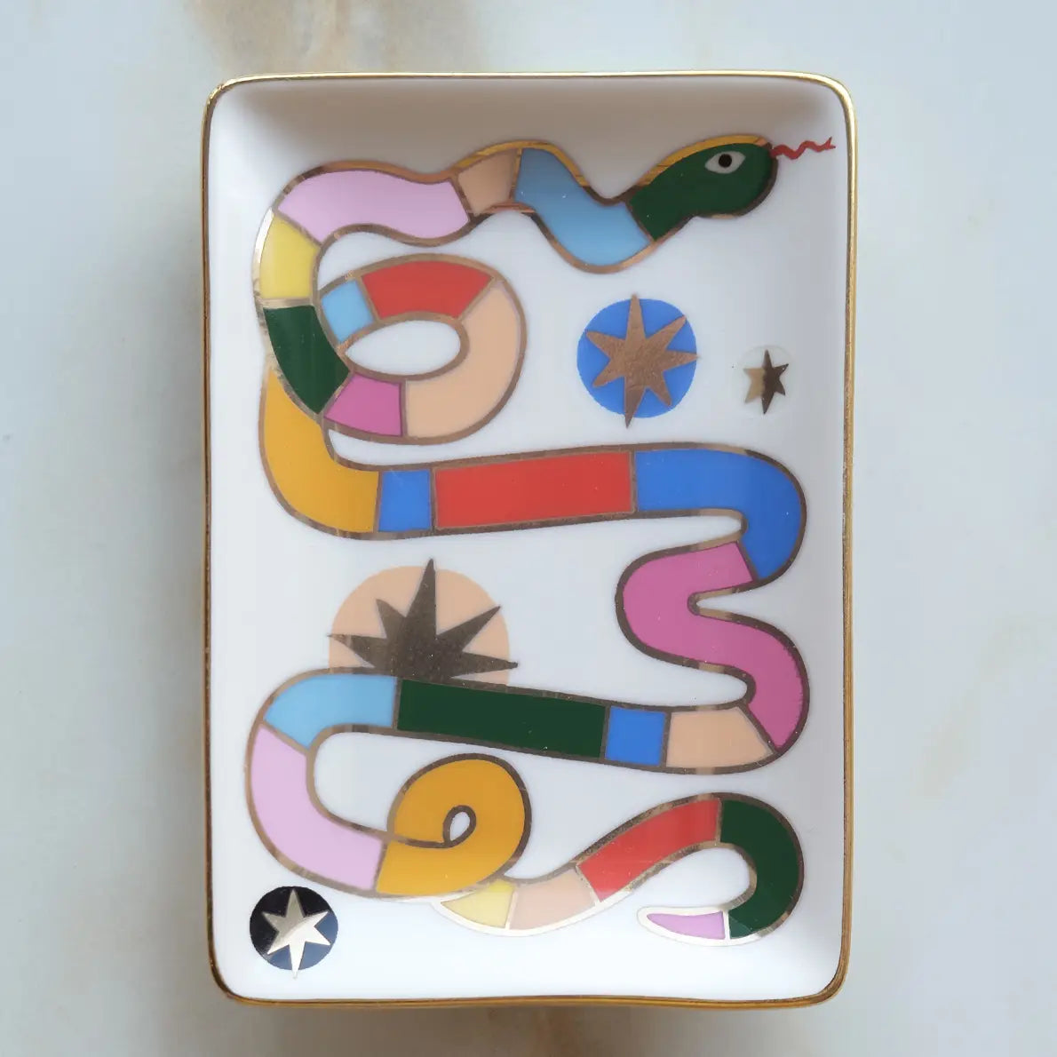 Rainbow Snake Trinket Dish