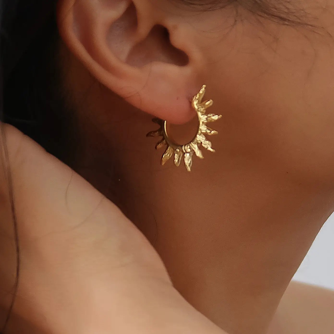 Sablière Sunburst Hoop Earrings