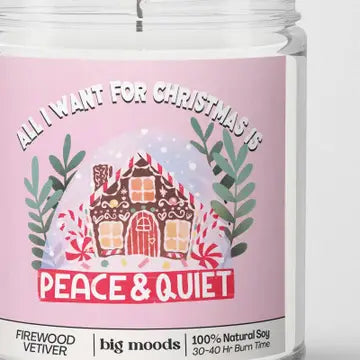 All I Want For Christmas Candle