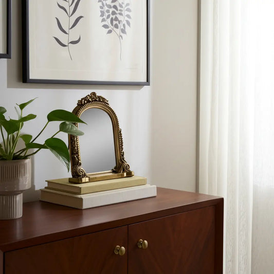 Gold Baroque Arch 8x6 Frame