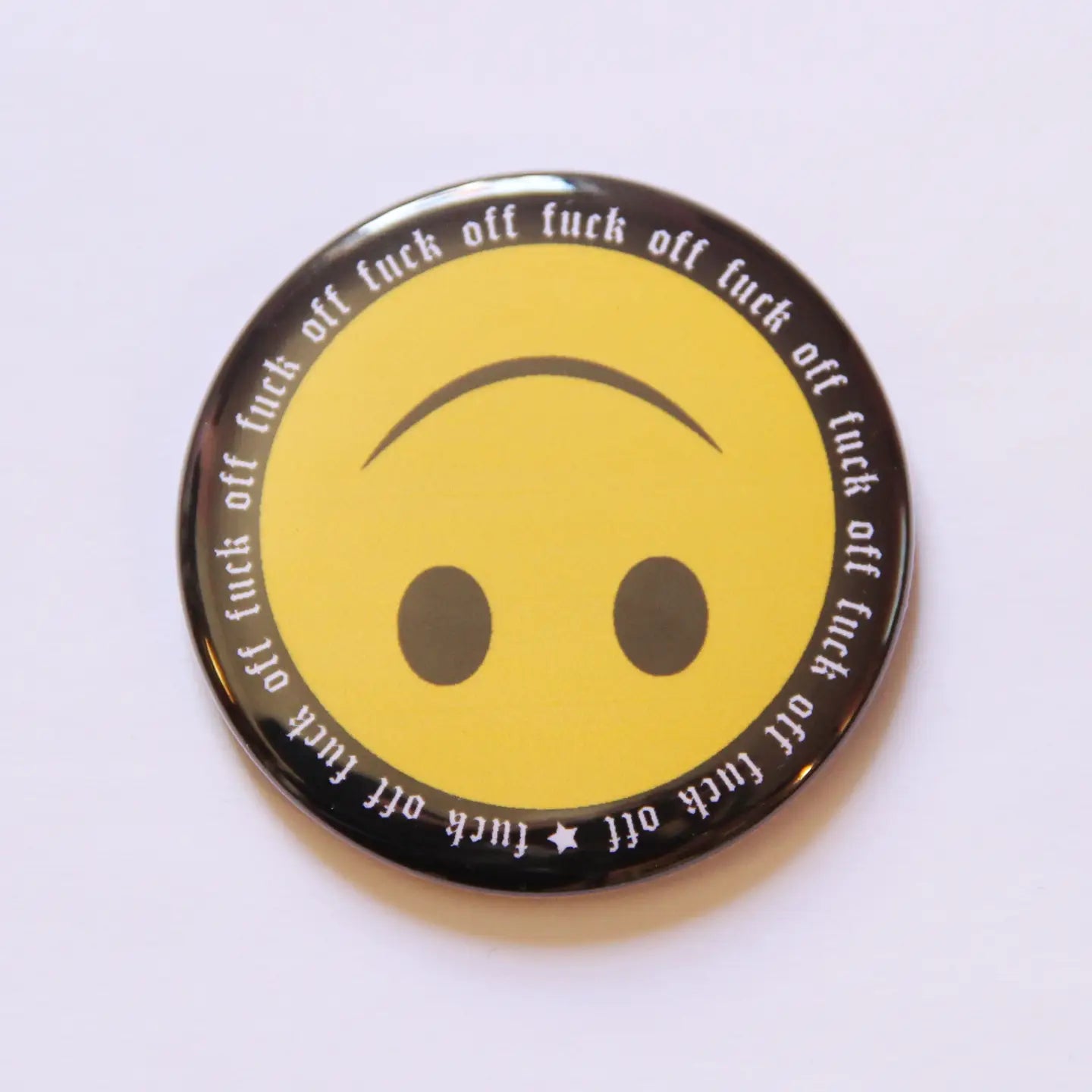 F-Off Smiley Pocket Mirror