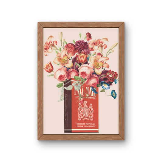 Vintage Cigarette Collage Print