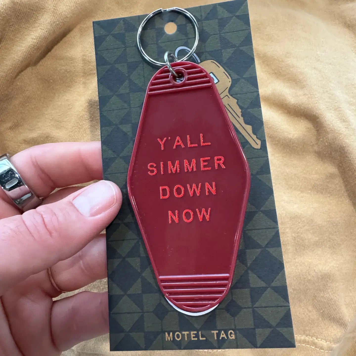 Simmer Down Motel Tag