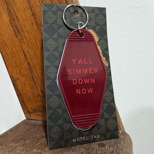 Simmer Down Motel Tag