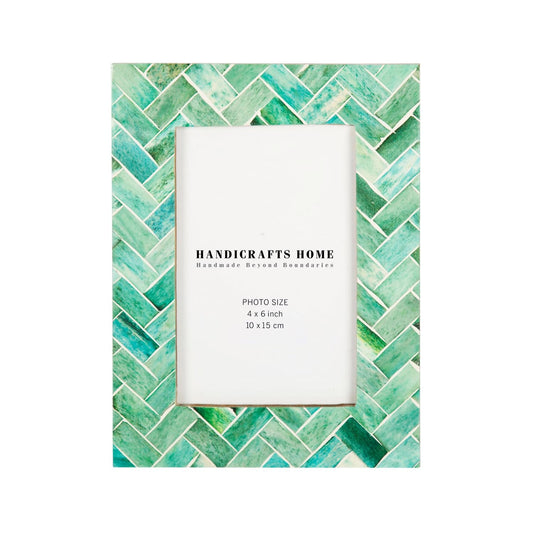 Green Bone 4x6" Picture Frame
