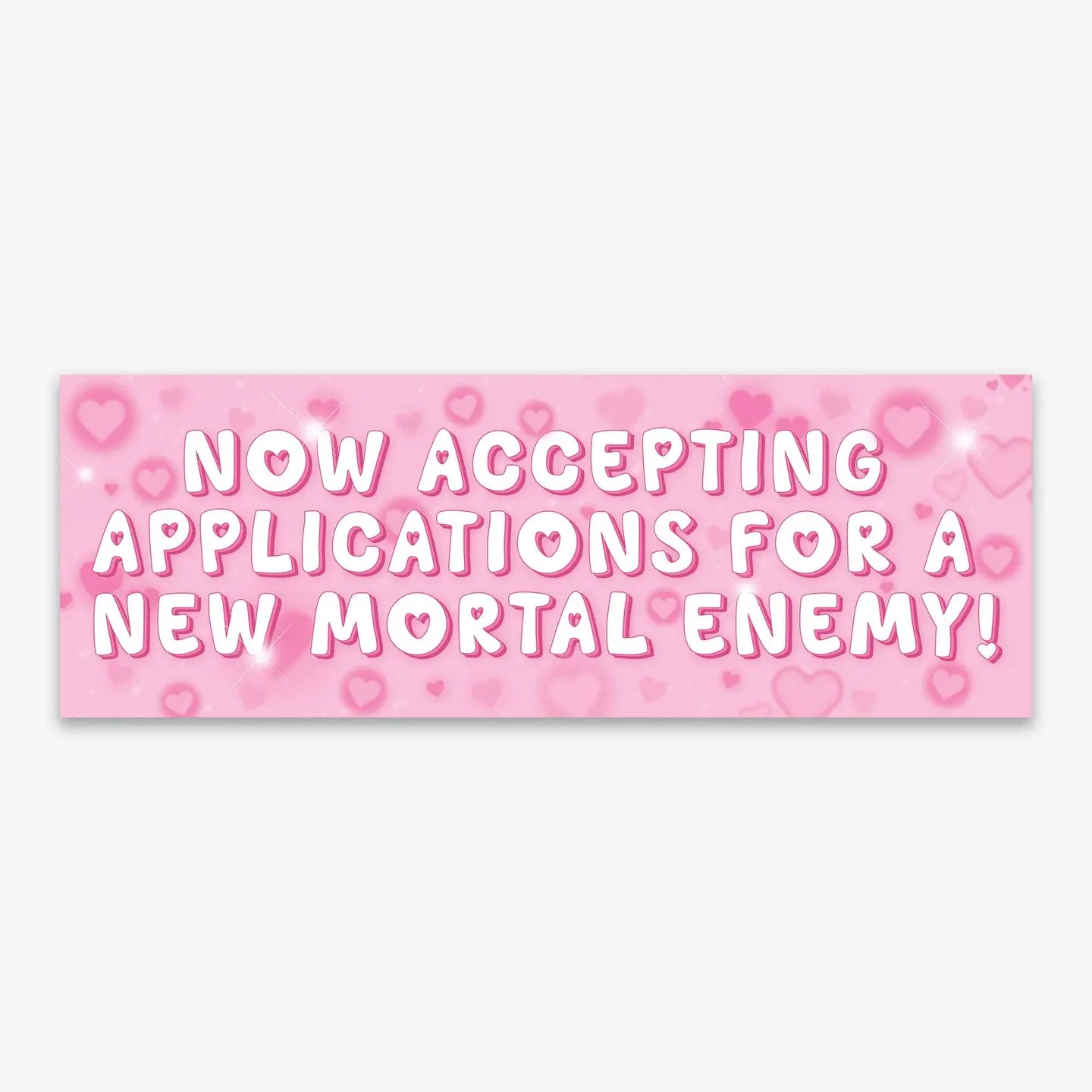 Mortal Enemy Bumper Sticker