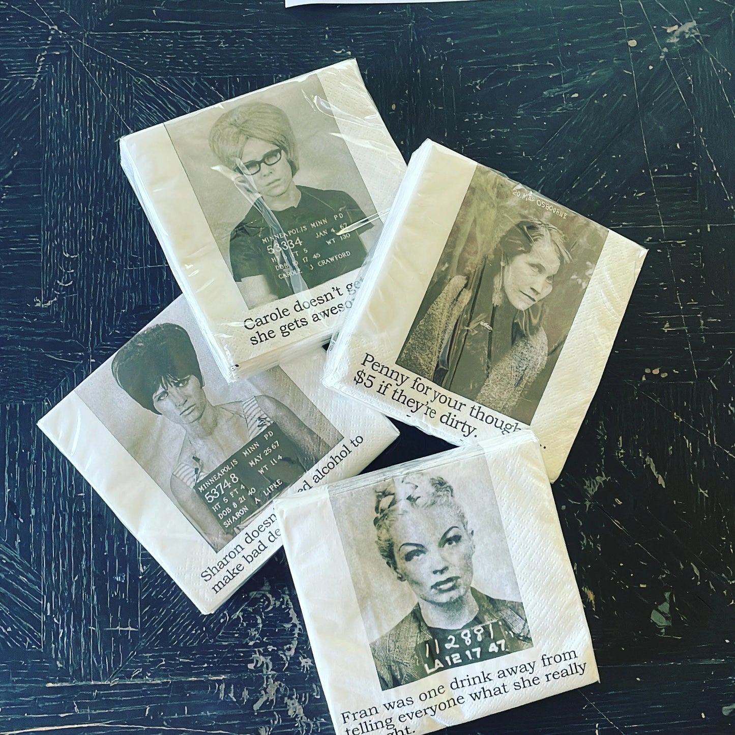 Rock Bottom Cocktail Napkins