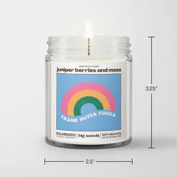 Fresh Outta Fucks Candle