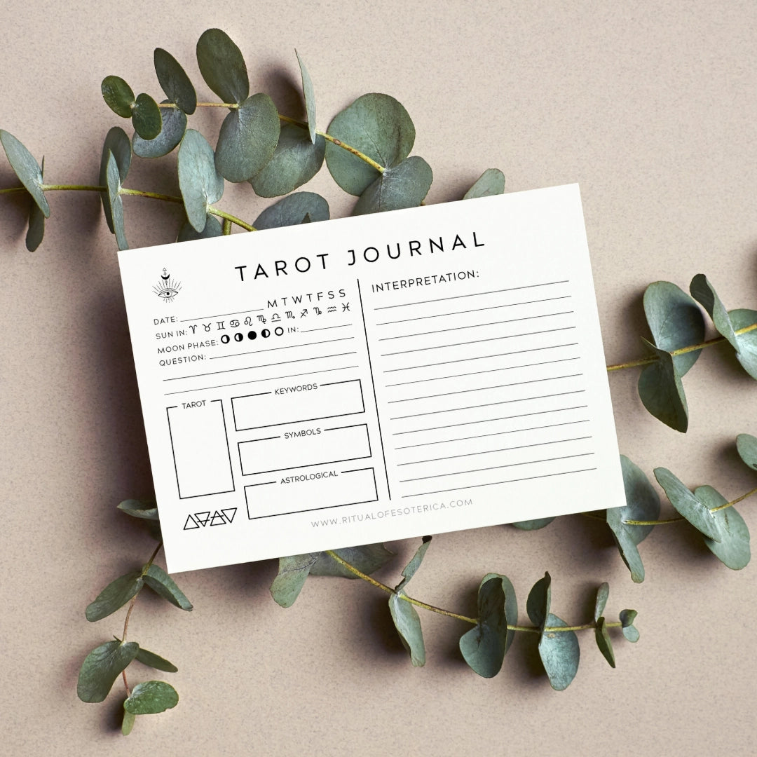 Tarot Journal Notepad