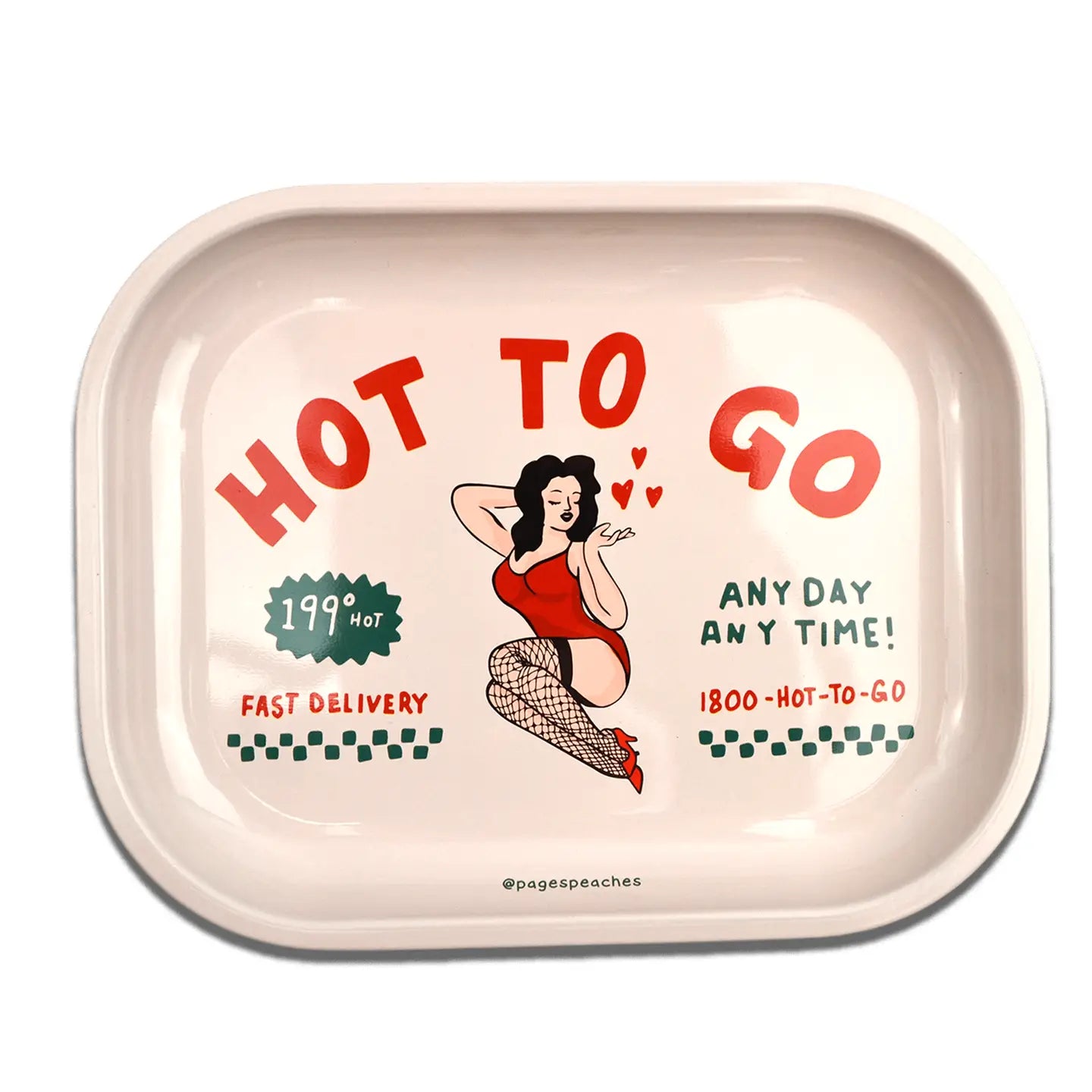 Hot To Go Rolling Tray