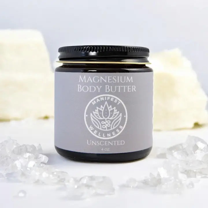 Unscented Magnesium Butter Made with Organic Ingredients