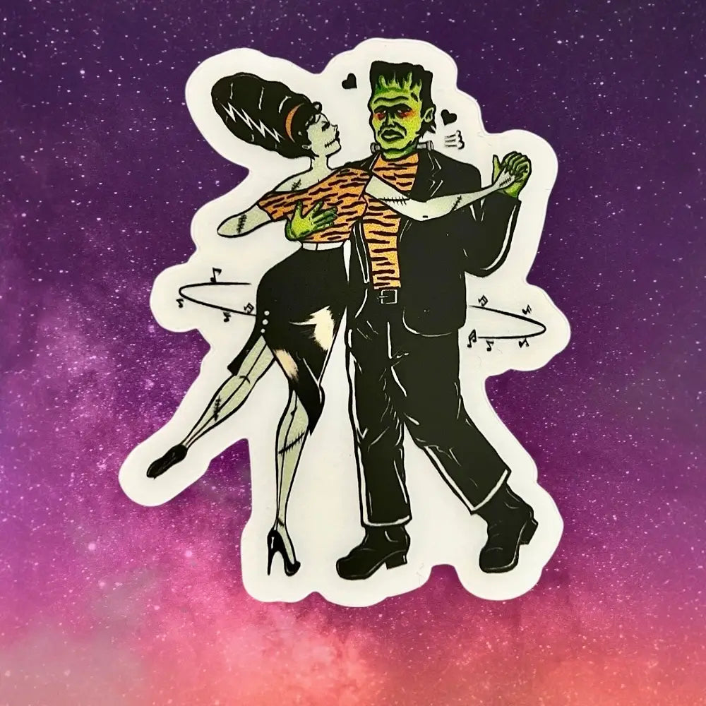 A Waltz with Frankie - Clear Sticker