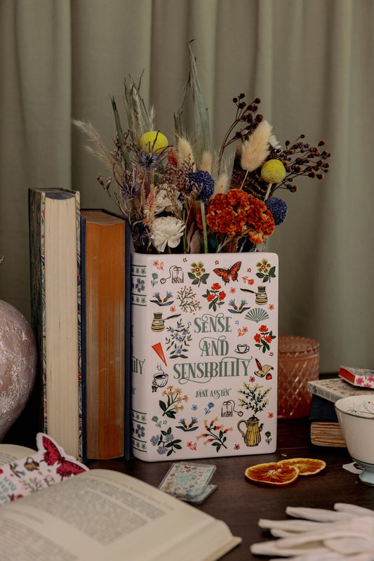 Sense and Sensibility Book Vase