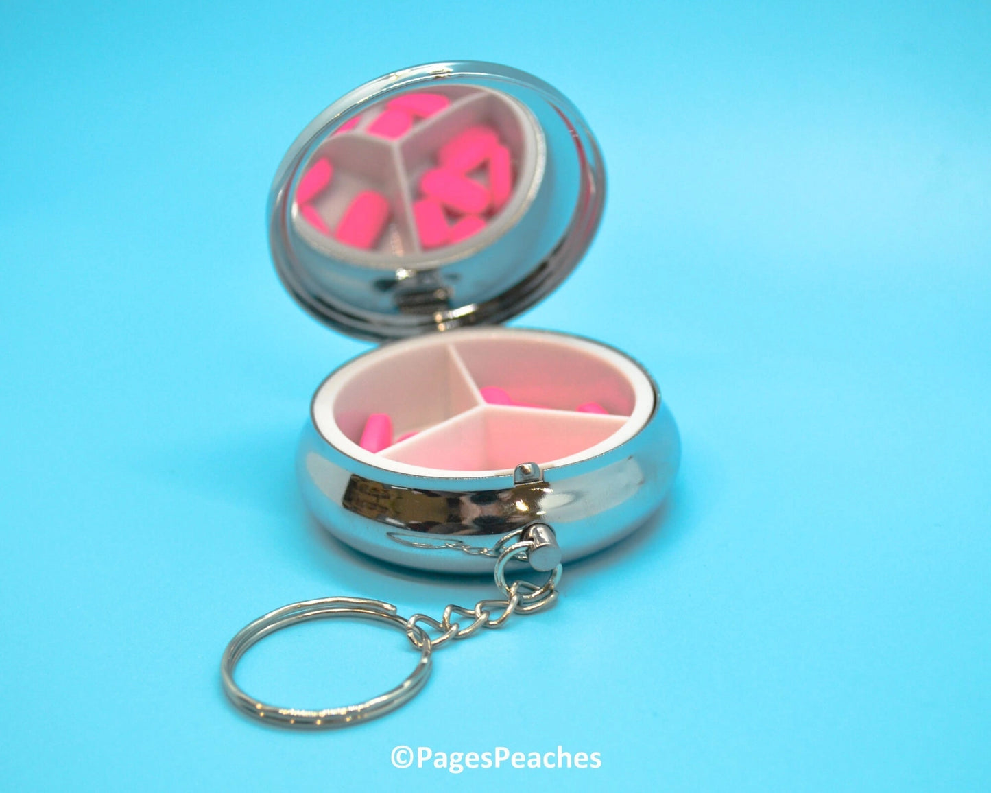Tummy Ache Pill Case Keychain