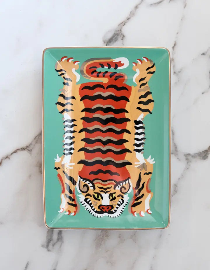 Jade Tiger Trinket Dish