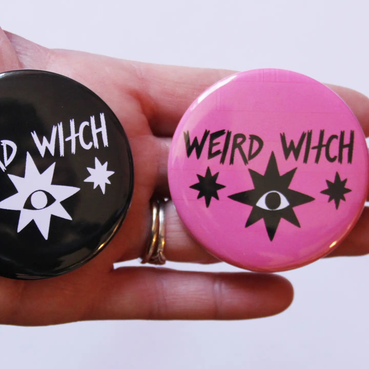Weird Witch Pocket Mirror