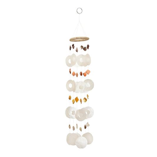 Natural Capiz Chime Round