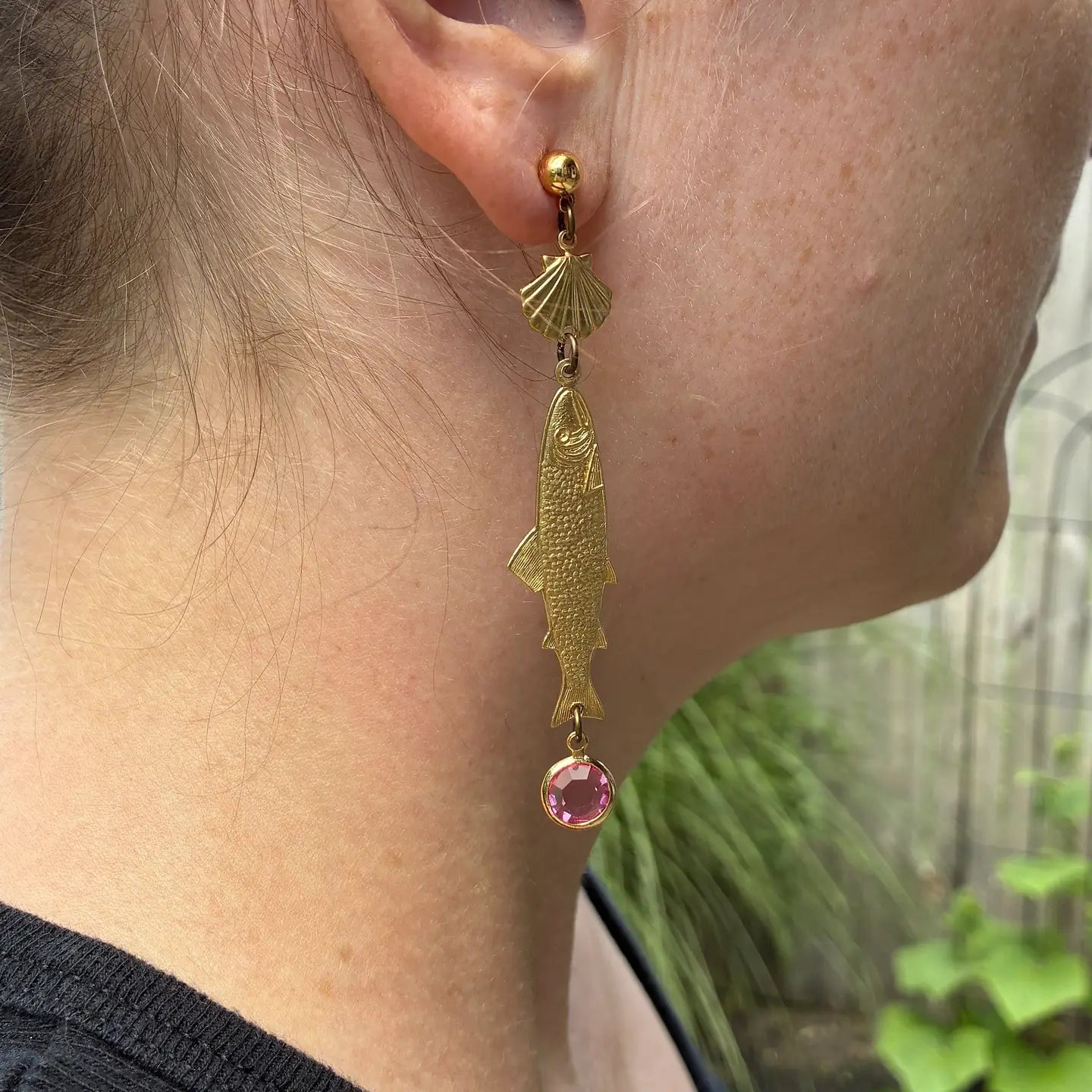 Nature Study Number 2 Vintage Charm Dangles