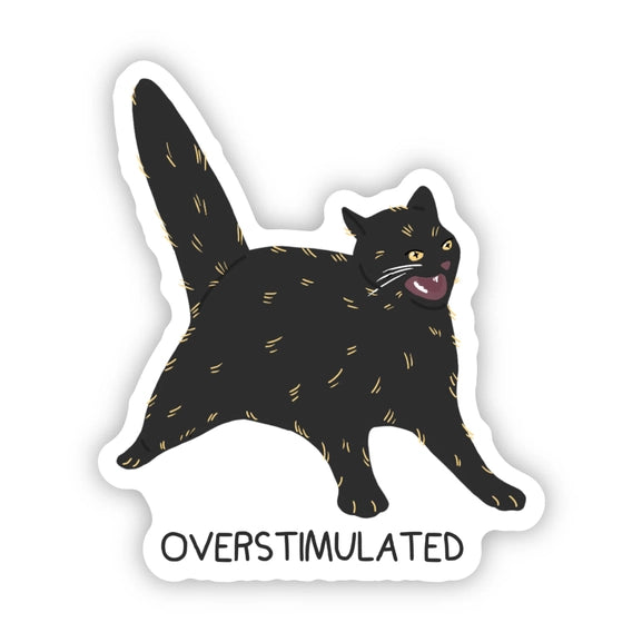 Overstimulated Sticker