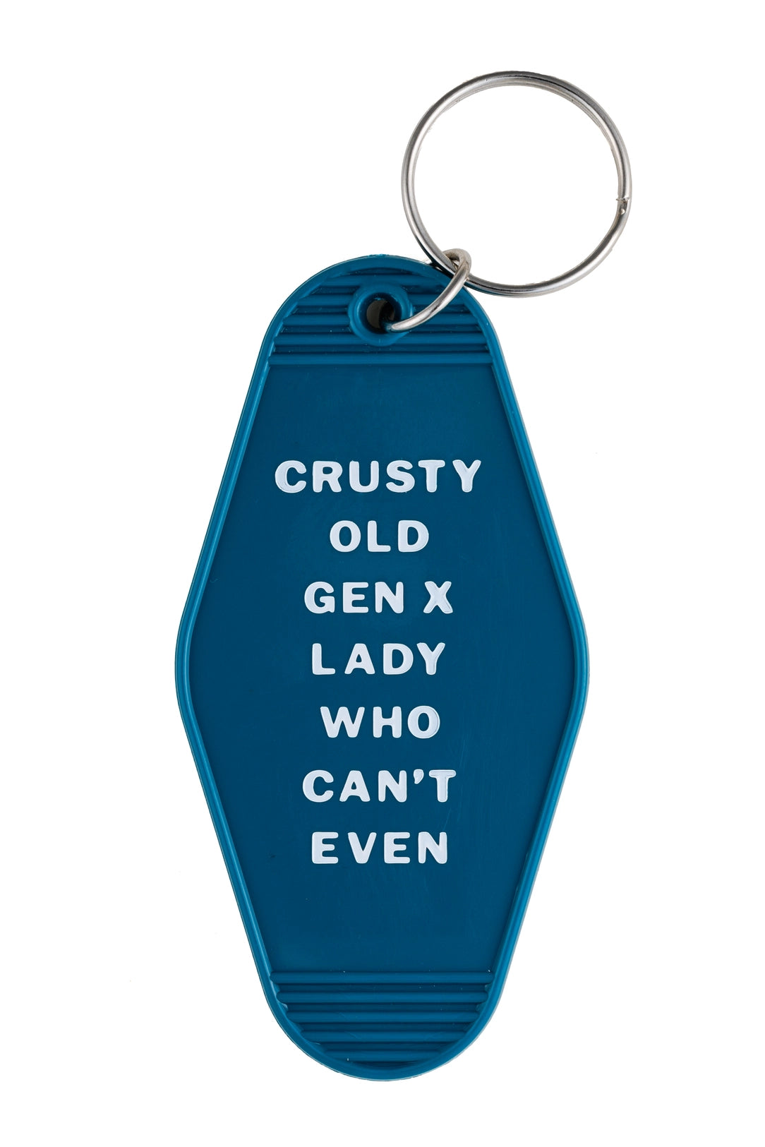 Crusty Old Gen X Lady Keychain