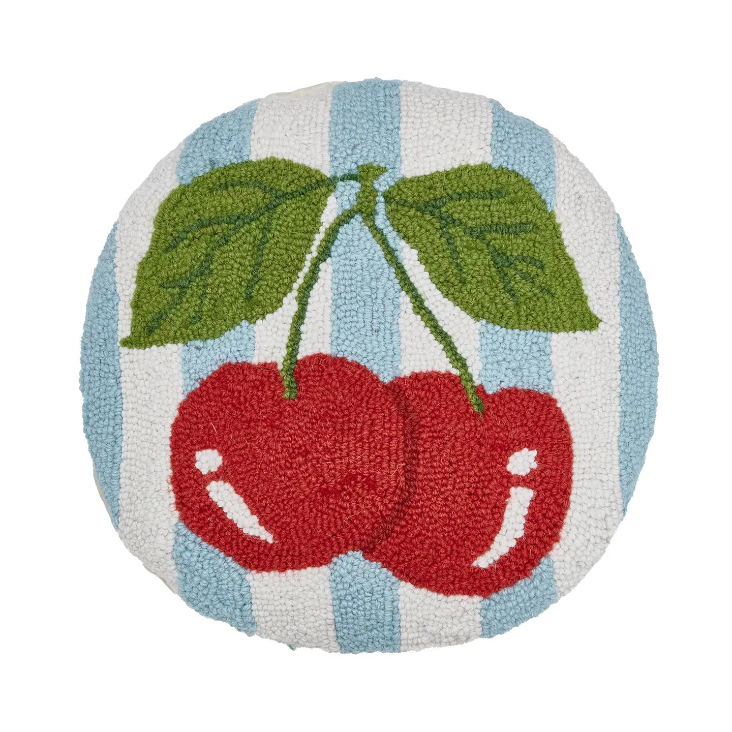 Stripe Cherries Hook Pillow