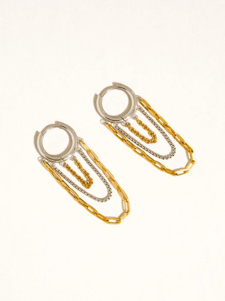Vianne Multi Chain Drop Earrings