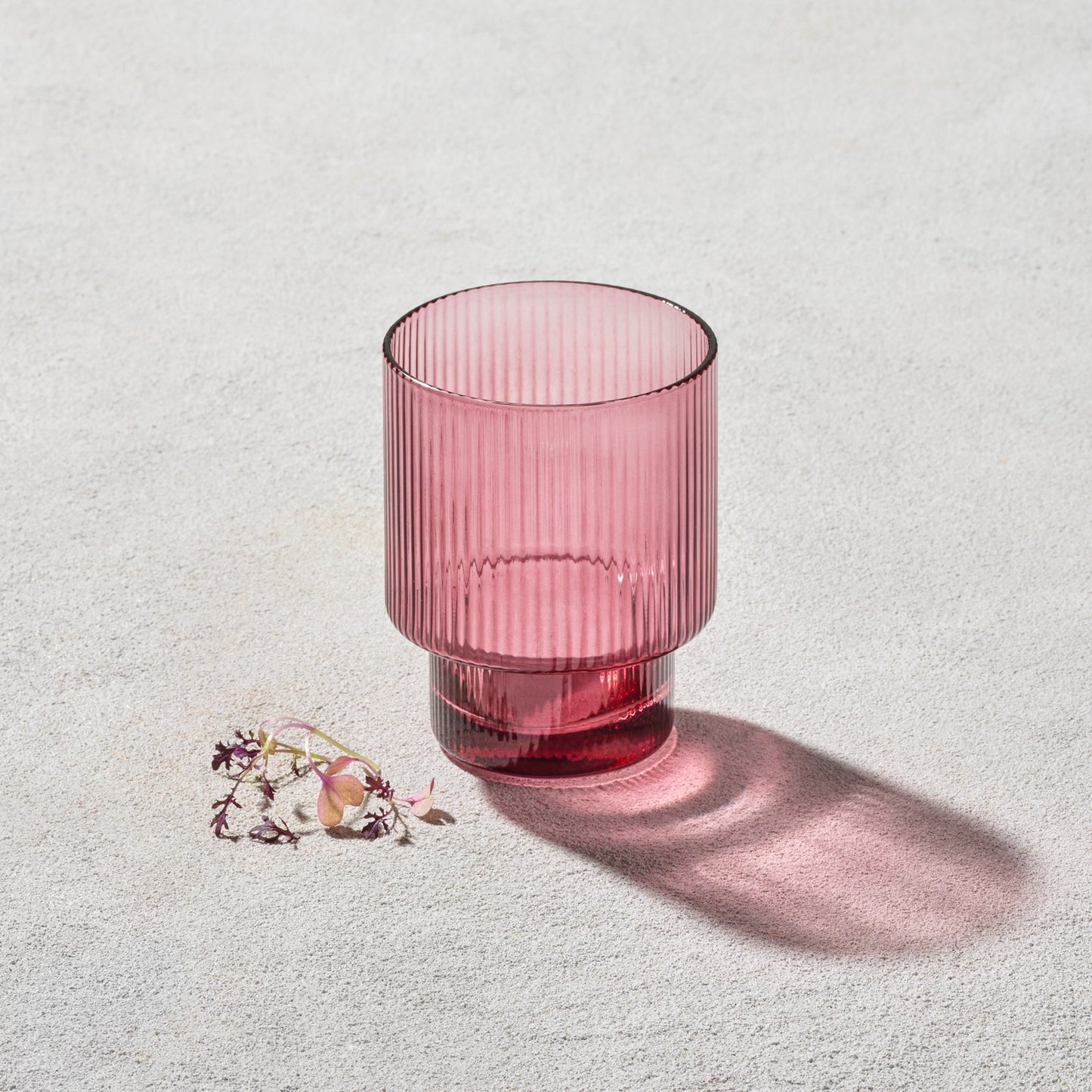Ribbed Rocks Glass