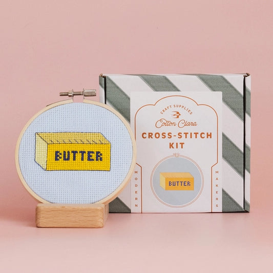 Butter Cross Stitch Kit