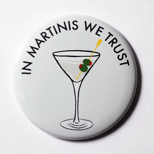 In Martinis Trust Pocket Mirror