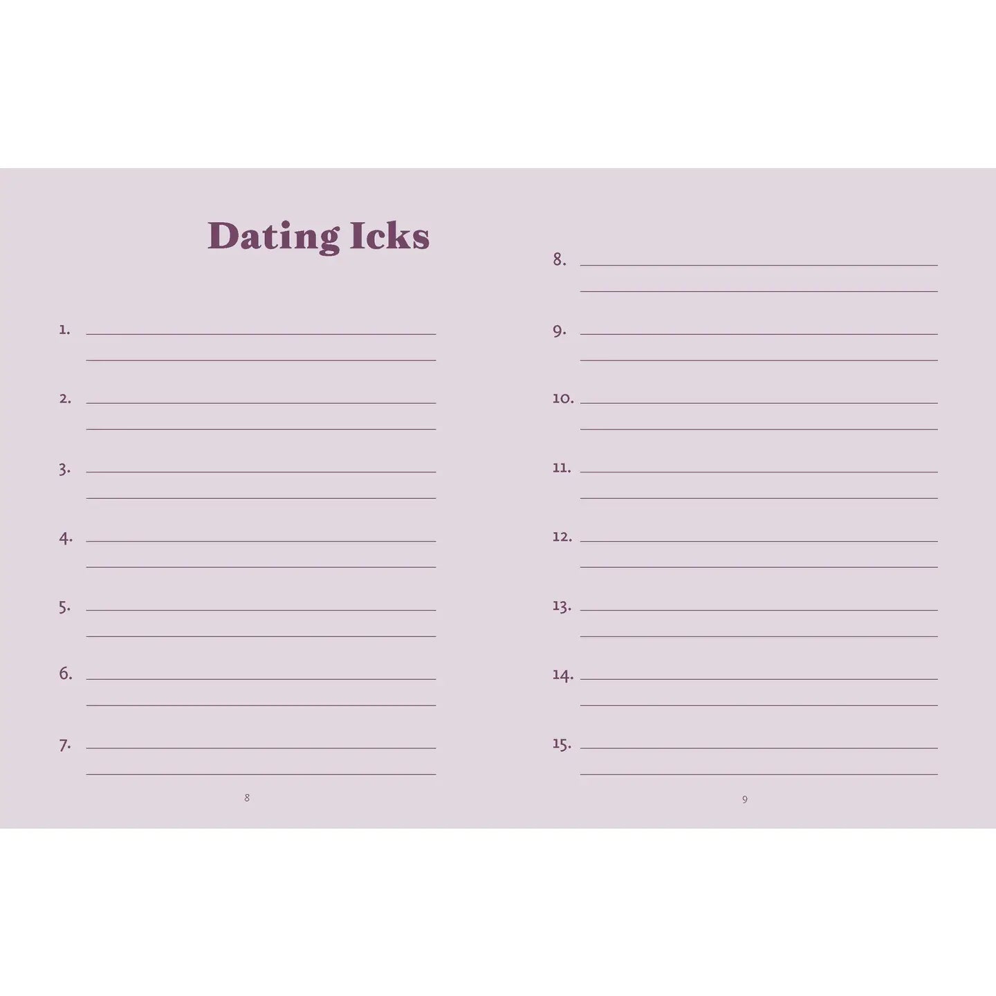 Ick Journal