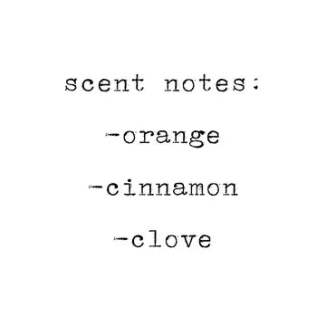 Orange + Clove Soy Candle