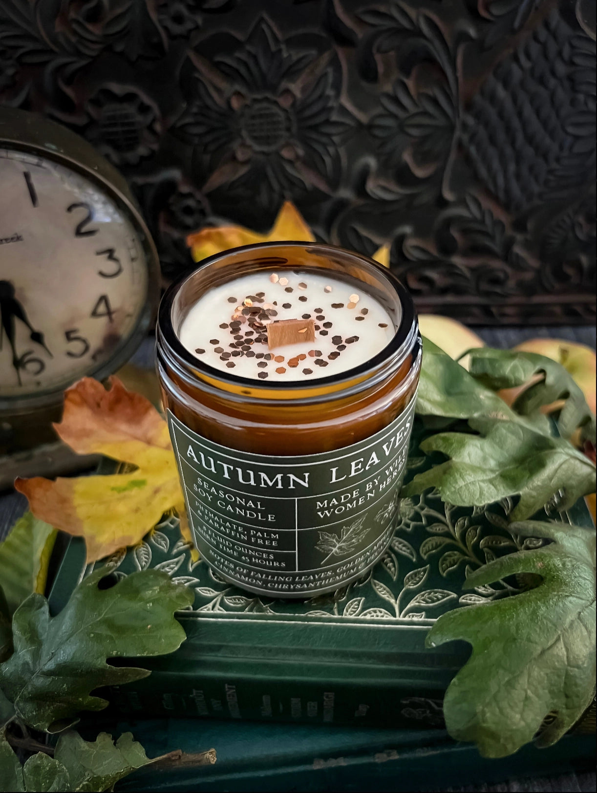 Autumn Leaves Candle