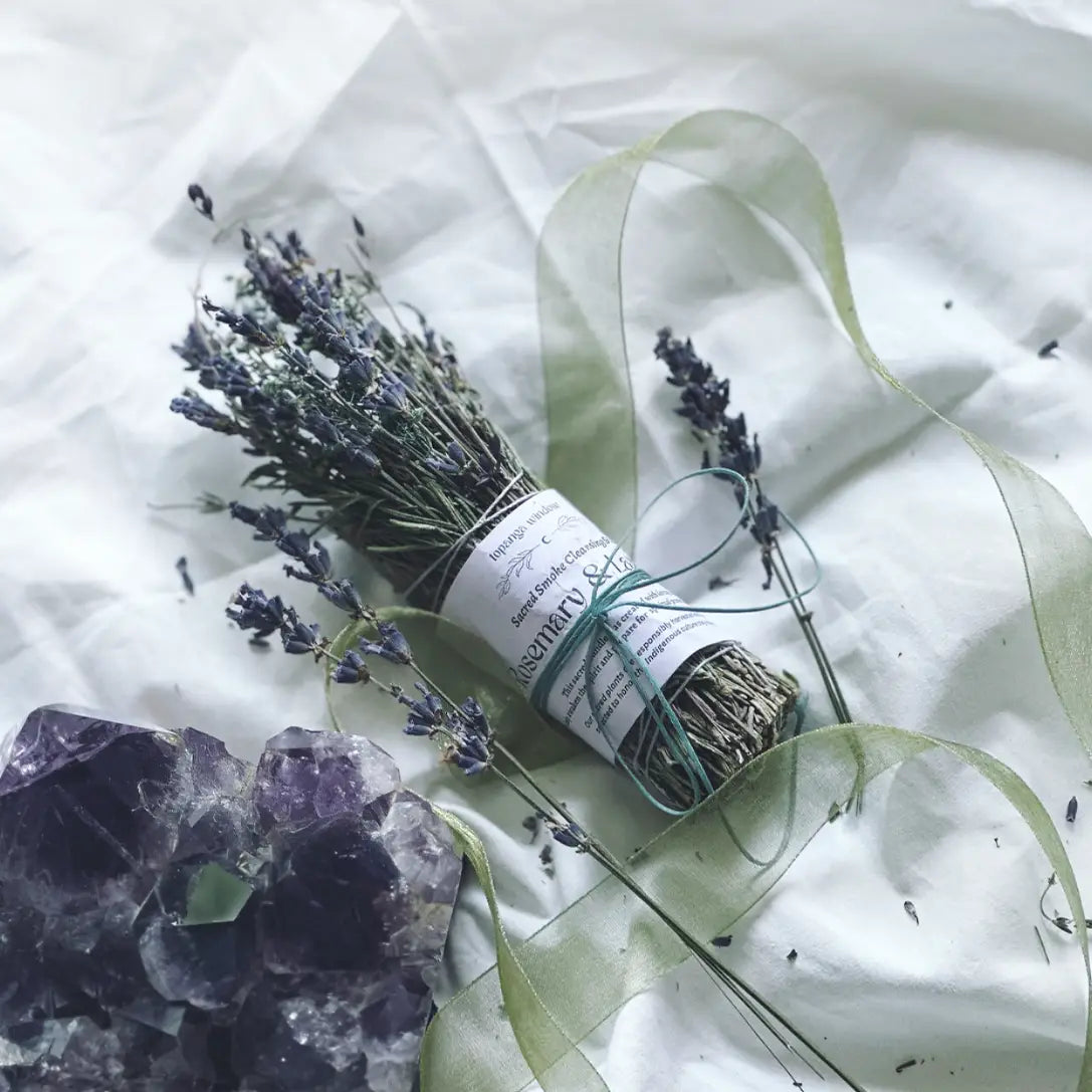 Rosemary and Lavender Sacred Smoke Cleansing Stick