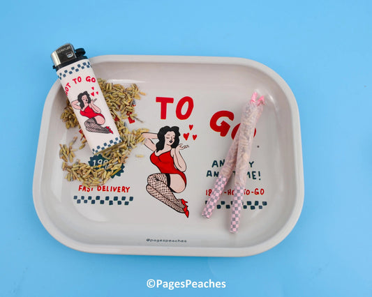 Hot To Go Rolling Tray