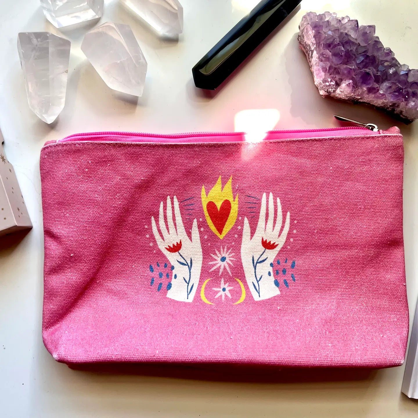 Meditate Zipper Pouch