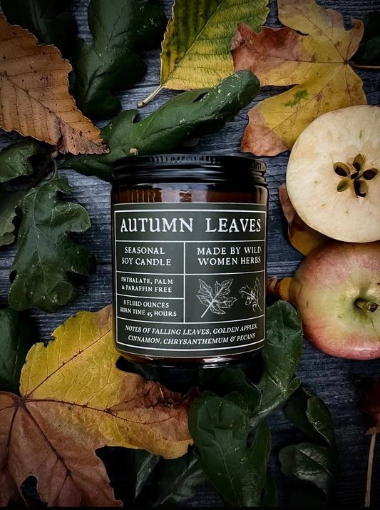Autumn Leaves Candle