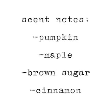 Pumpkin Spice Soy Candle: Maple, Brown Sugar, Cinnamon Scent