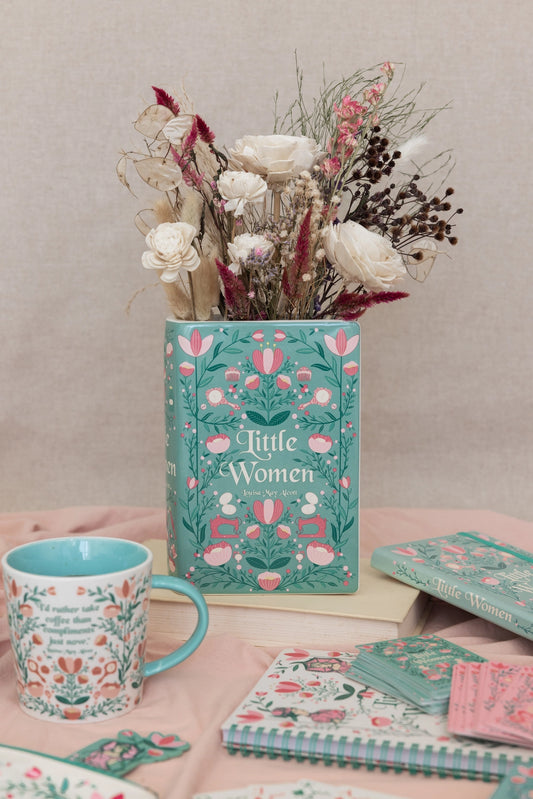Little Women Book Vase