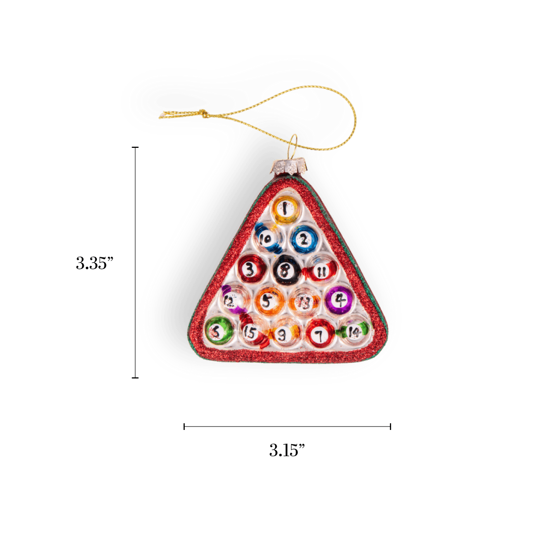 Billiards Rack Ornaments